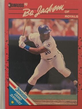 Donruss B.J. Jackson Baseball Card - Red Border